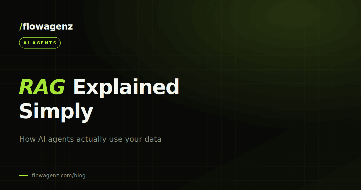 RAG explained simply: how AI agents actually use your data