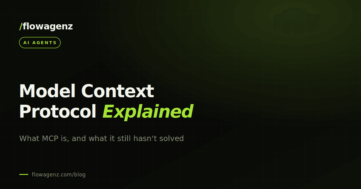 Model Context Protocol (MCP) explained: what it is and why it matters