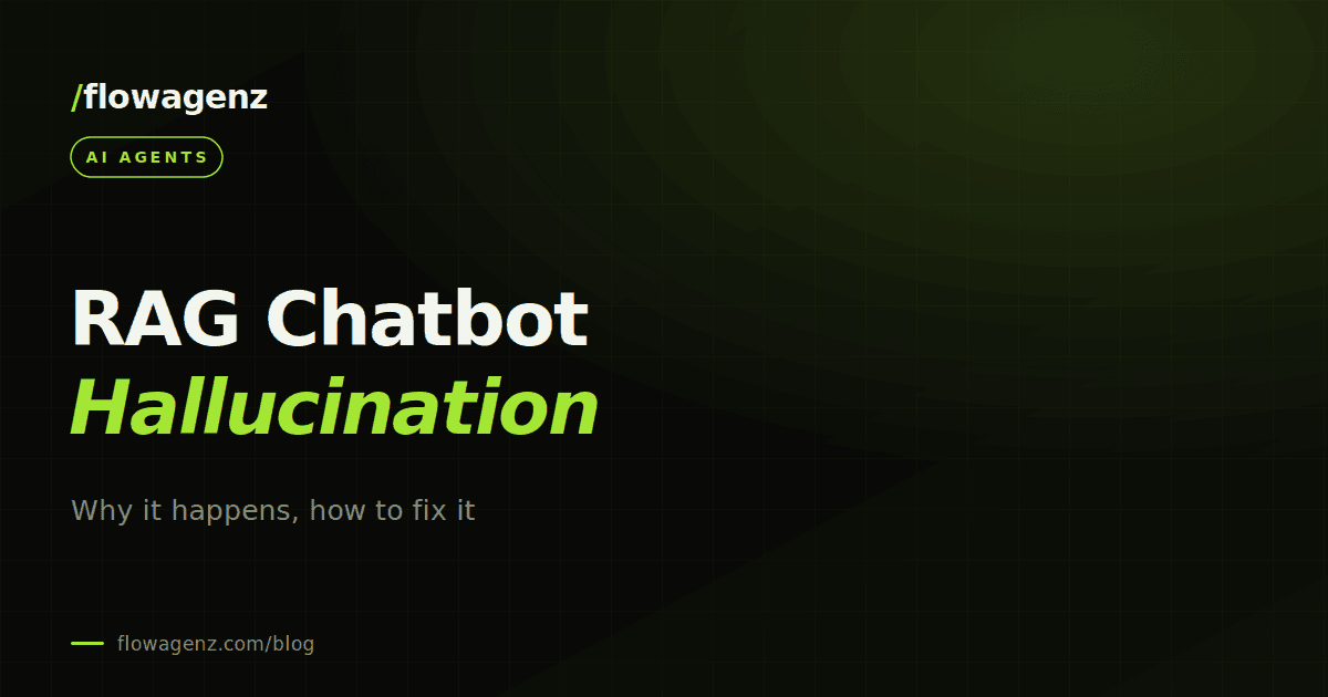 RAG chatbot hallucination: why it happens, how to fix it
