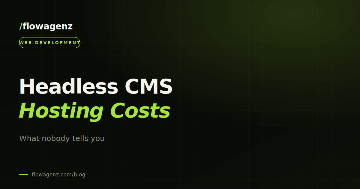 Headless CMS hosting costs: what nobody tells you