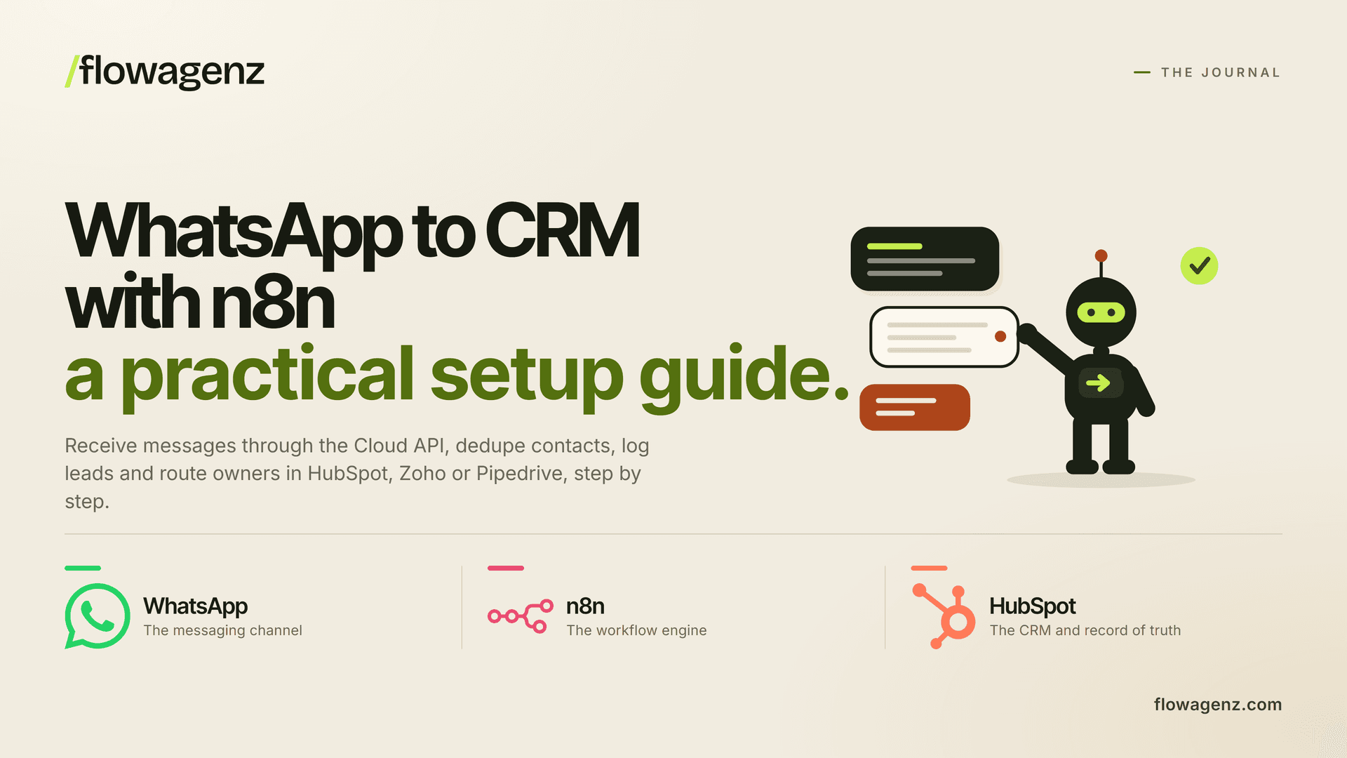 WhatsApp to CRM with n8n: A Practical Setup Guide