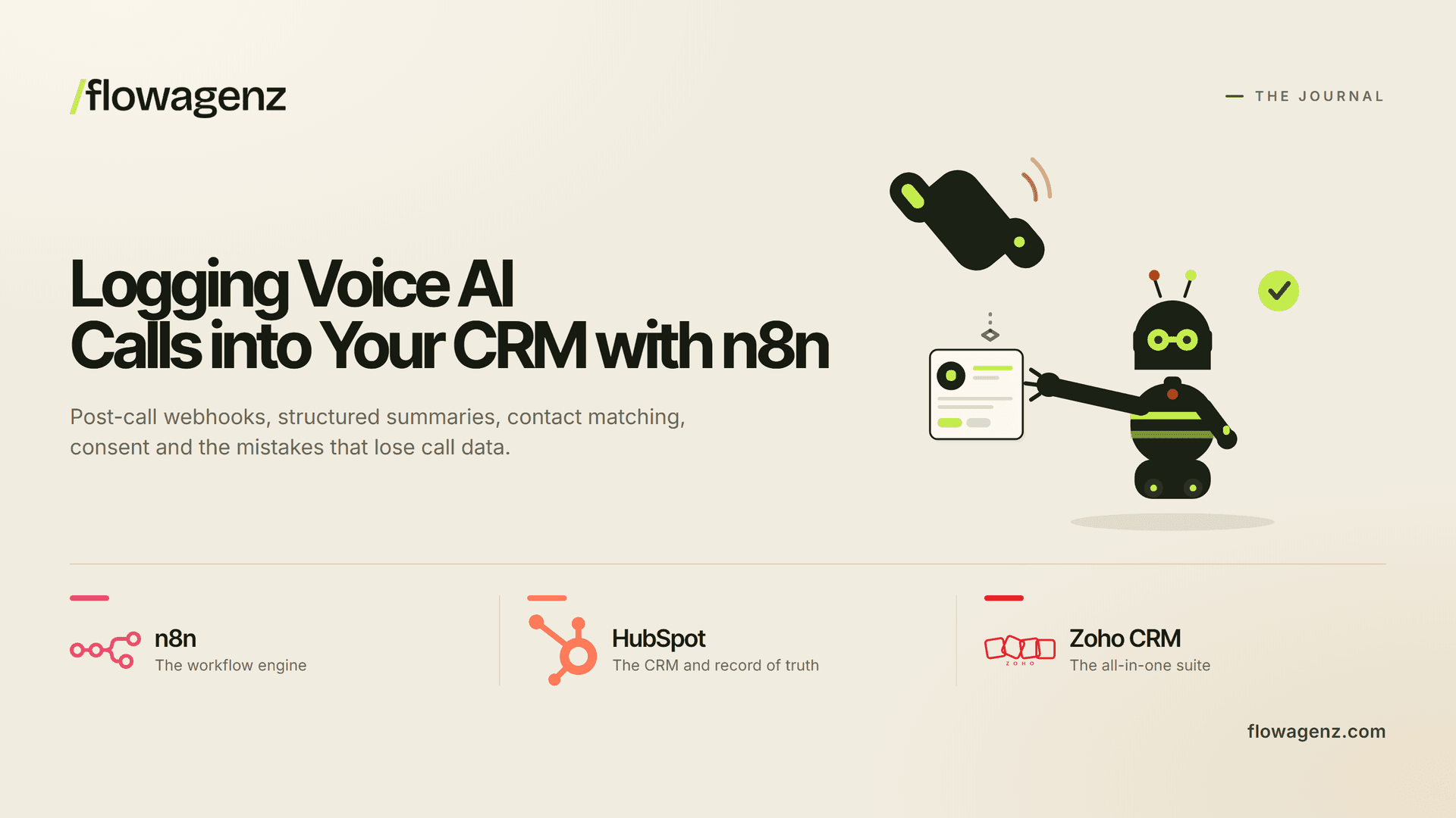 Logging Voice AI Calls into Your CRM with n8n