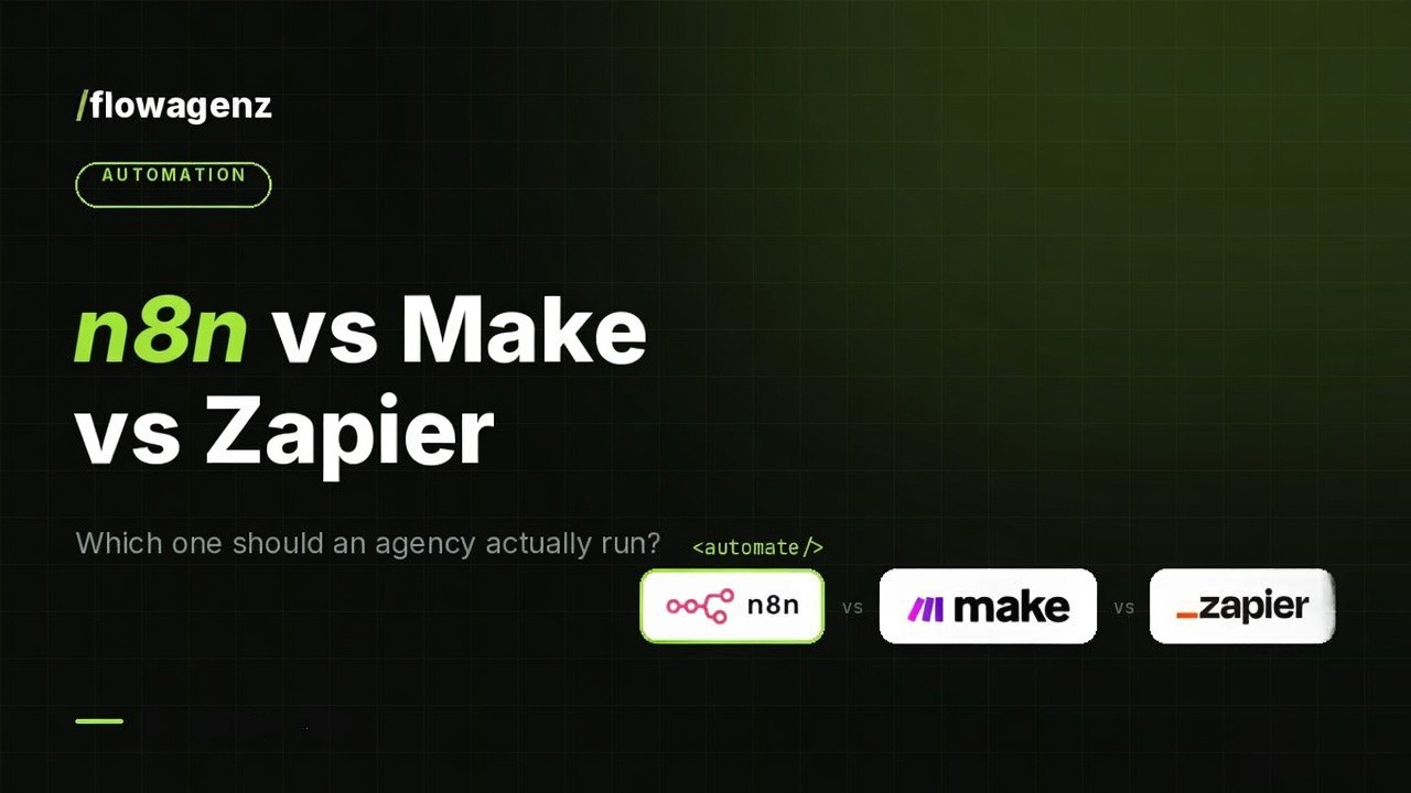 n8n vs Make vs Zapier for Agency Workflows: Which One Should You Actually Run?