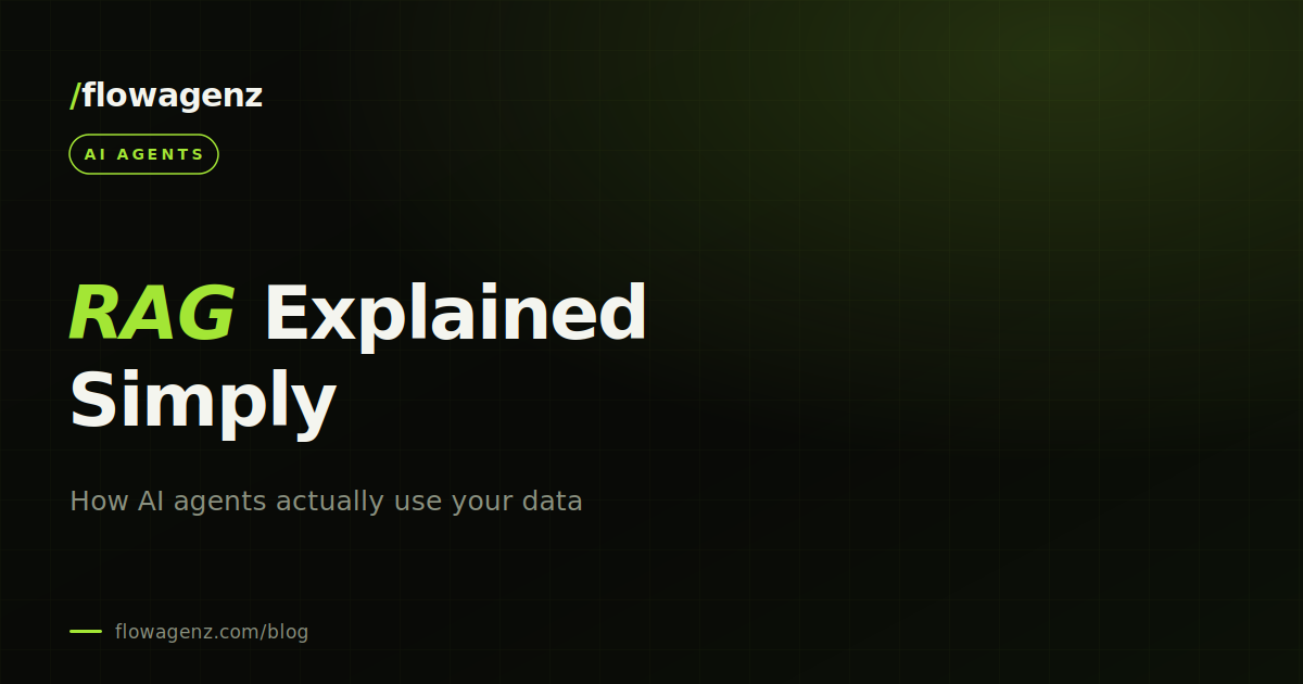 RAG explained simply: how AI agents actually use your data
